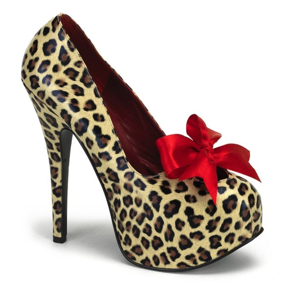 Bordello Shoes - TEEZE 12, CHEETAH PRINT PATENT
